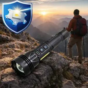 멀티기능 LED COB 야외 캠핑 줌 서치 라이트 랜턴 후레쉬 DJDW926 후레쉬