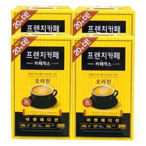 프렌치카페 커피믹스 오리진, 200개입, 4개
