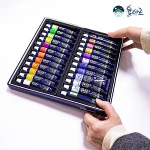 민화 물감 20ml 세트 안료 한국화 동양화 재료 호분 분채 석패 수묵화 사군자 산수화 화방 용품 단청