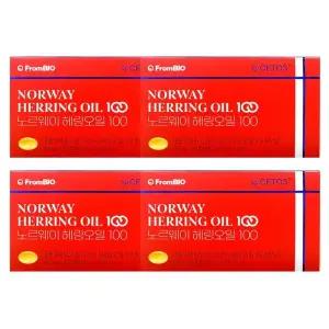 [프롬바이오] 노르웨이 헤링 100 북유럽 오메가11 세토3 30캡슐 4개 -SDL-