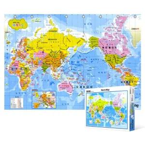 1000피스 직소퍼즐 - 머리에 쏙쏙 세계 지도 (한글판)
