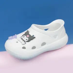 손 안 대고 신는 바로인 산리오 쿠로미 EVA 초등학생 유치원 실내화