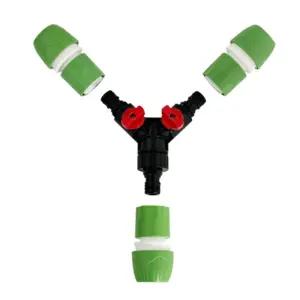 호스 분배기 Y자 수도연결구 연결공구 농업 편사호스/수전/연결/물호스/수도꼭지/잠금/수도/커넥터/연결구