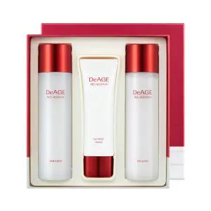 참존 디에이지 레드 에디션 클래식 스킨케어 세트 (스킨+로션+크림)