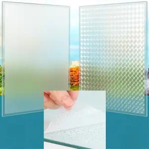 유리문 창문 물로붙이는 무점착 반투명 유리 시트지 사무실 화장실 강화문 물접착