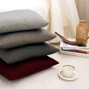 [까사베르데]폭스턴 하운드체크 사각 방석 4color (솜포함)