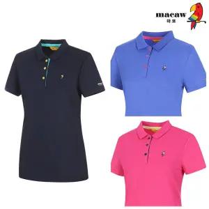 [마코] 여성베이직카라반팔티셔츠_MMW2TS91