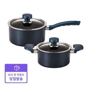 [빠른배송]  클래식 다이아몬드 냄비 2종 세트 (18편,20양)