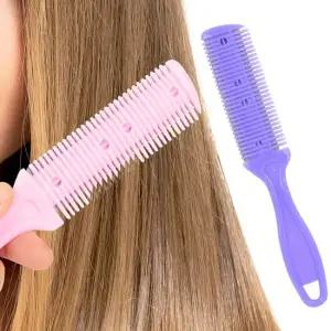 칼 머리손질 머리숱 헤어컷 제거용 안전 틴닝가위 레자칼 헤어커터 커팅가위