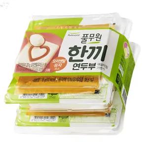 풀무원 한끼연두부 오리엔탈유자소스 118g 16개 식단 아침