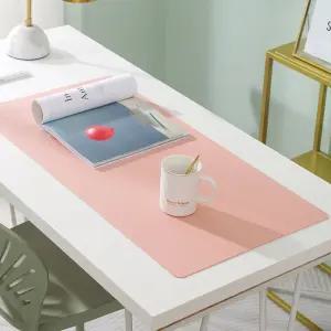 (무료배송) 양면 책상매트 가죽재질 대형 90X45