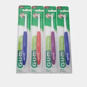 gum 검 버틀러 어금니 작은 칫솔 308 4개