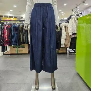 베네통/애플아울렛/밴딩 와이드 데님 팬츠 BADPA7611