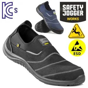 safety jogger 여름 슬립온 통풍 안전화 yukon 정전기방지 미끄럼방지 작업화