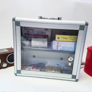 빠띠라인 알루미늄 벽 고정형 구급함 케이스/구급약보관함/벽걸이구급상자/벽걸이구급함/식당구급함/약보관