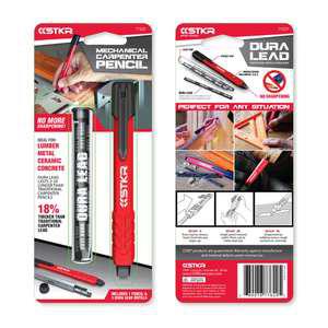 스트라이커 목공연필 샤프홀더 공방 인테리어 마카펜 목수연필 리필심3개포함