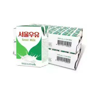 서울우유 멸균우유 200ml  48개 24입+24입 2박스
