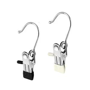 초강력 논슬립 외걸이 집게 100개 만능 옷걸이 미끄럼방지 집게 걸이 모자걸이 바지걸이 치마걸