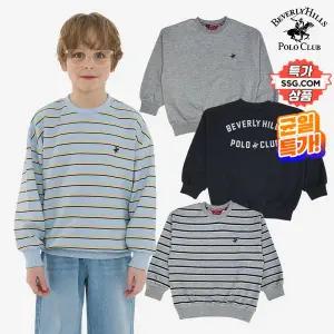 [버버리힐스폴로클럽][폴로클럽] [균일가]주니어 봄 신상 데일리 맨투맨 3종 택1