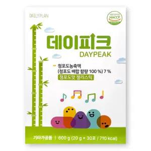 데일리플랜 데이피크 20g X 30포 1박스 키 성장 영양제 성장기 청포도맛 젤리스틱
