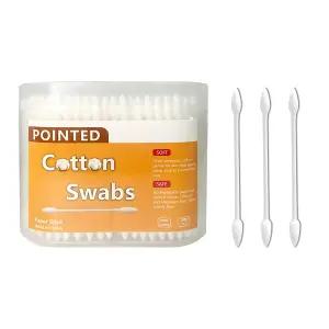 메이크업용 정밀 팁 면봉/이중 뾰족한 면봉 300개