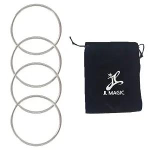 닌자링 마술 이어지고 포함 초고퀄 연결 풀리는 JL매직 링이 파우치 프리미엄 소링 손끝에서