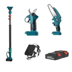 충전식 전지가위 전동 세트 가지치기 용 전정가위 원예