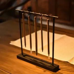 붓 거치대 화방용 붓꽂이 탁상형 붓걸이 서예용 걸이대