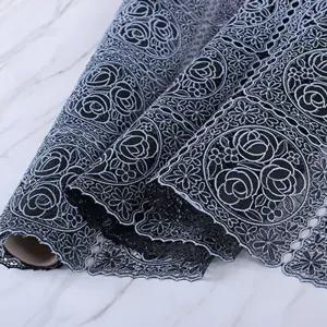 레이스 식탁보 매트커버 블랙로즈 L식탁 가구 주방인테리어 정리 방수 미끄럼방지