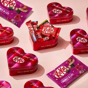 [공식] 네슬레 시즌한정 킷캣 프리즘 하트틴+더블베리너츠10입