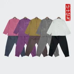 봄 가을 자수 여성 여자 개량 생활 계량 한복 법복 추석 설날 추석 명절 선물 봄꽃세트