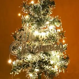 (은하수) 10구 LED 드럼 와이어 전구 5p세트(1m) (웜색) (버튼건전지타입)/불빛/크리스마스/전등/줄조명