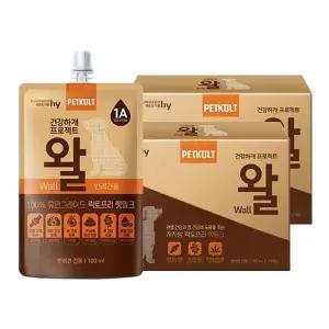 [하프클럽/기타]hy한국야쿠르트 펫쿠르트 건강하개 프로젝트 왈 100mlX10개입X2박스