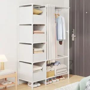 무타공 드레스룸 행거 더블/조립식/옷장/조립/비키니/시스템/행거형/원룸/미니/자취방/옷수납/학생/간이