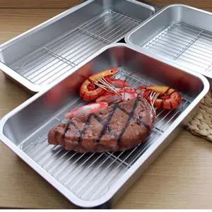 생선 삼겹살 새우 튀김 바트 스텐 뚜껑 트레이 대/나눔통/고기/반찬/받드/사각/주방/보관/소분/식자재/야채