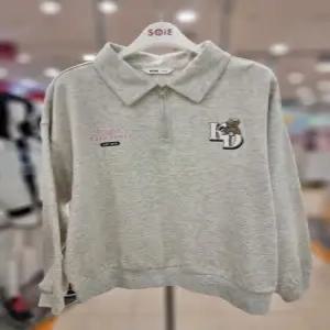 주)소이 세이브존01 봄 아동 오트밀 카라 맨투맨티 25S0753