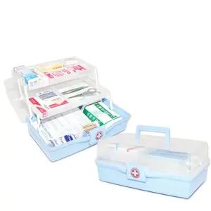 회사 사무실 약보관함 3단 계단식 구급함 세트 가정용 보건소 약통 체육시간 의무대 약상자