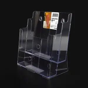 A4 꽂이 2단/전단꽂이/다용도/멀티/용지꽂이/호텔/전시회/세미나/업소/매장/아크릴/진열대/사무실/쇼케이스