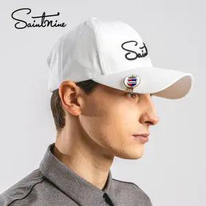 [Saintnine] 세인트나인 자수로고 스포츠 볼캡 베이직 골프 모자 (남녀공용)