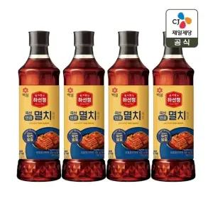 하선정 명품국산 멸치액젓 1kg x4개