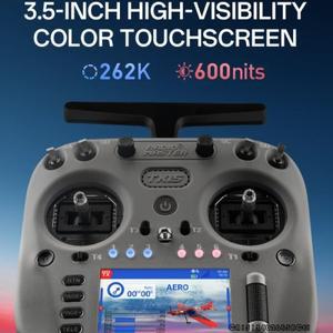 주노 라디오마스터 TX15 16채널 3.5인치 IPS 터치스크린 V5.0 홀 짐벌 무선 조종기 ExpressLRS 내장 자이