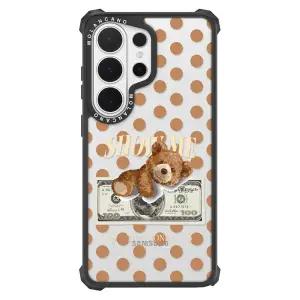 모란카노 갤럭시 S26 울트라 임팩트 테디 디자인 투명 범퍼 플러스 케이스