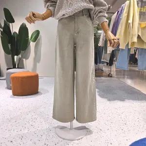 [대구백화점] [에잇컨셉]컬러다잉 세미통 스판면팬츠(C26C7FPT017)