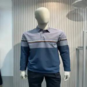 인디안웰메이드 남성 봄여름 마(린넨)혼방 피케조직 긴팔 티셔츠 5 S 1149