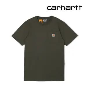 칼하트 워크웨어 포켓 반팔티셔츠 더스티 올리브 K87-DO