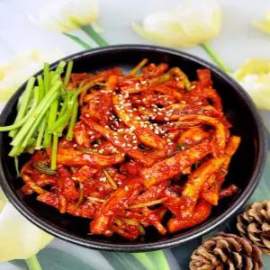 오징어초무침 도라지 2kg 3kg 새콤달콤 밥도둑 밑반찬