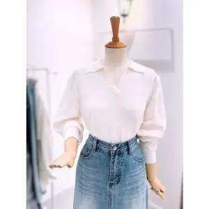 [갤러리아] [레코브]자카드 카라 니트(LC61F3KN509C)