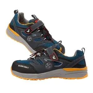 블랙이글 XLK038A5 에어홀 끈찍찍이겸용 4형 논슬립안전화