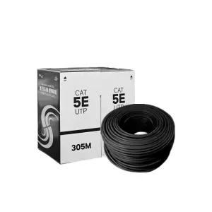 CAT5E UTP 케이블 랜선공사 블랙 300m LS-C5U305BK