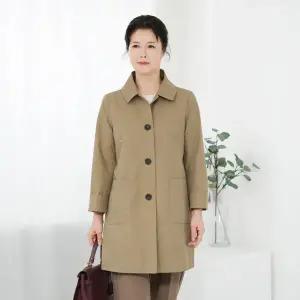 엄마옷 모슬린 엄마옷 카라 바바리 하프자켓 613HJK149 중년여성/50대/60대/70대/빅사이즈/할머니옷/마담